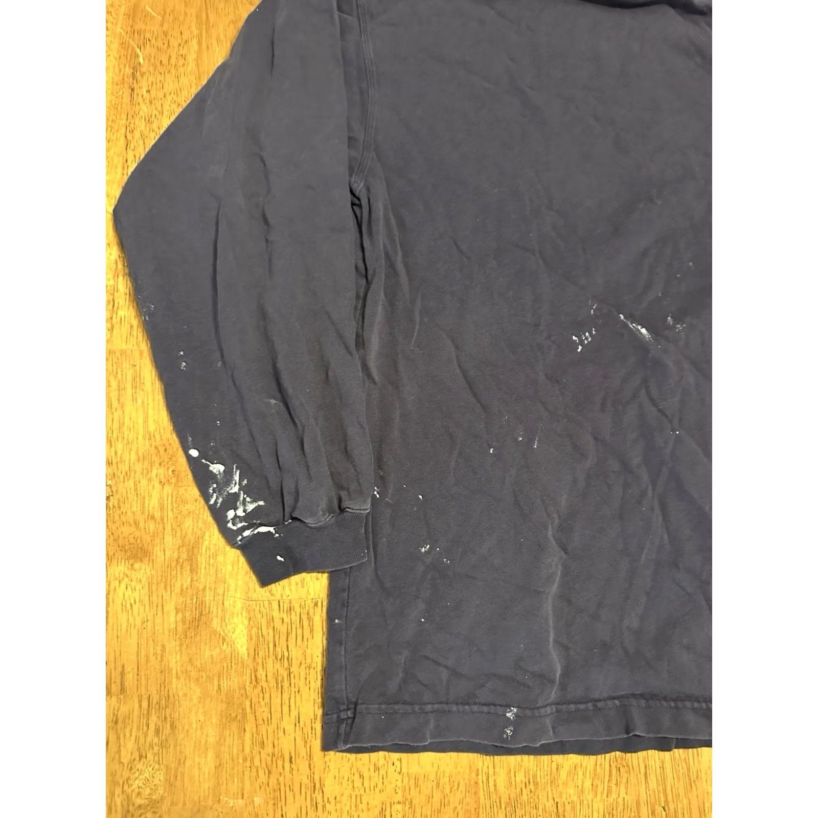 Banana Republic VINTAGE Banana Republic Long Sleeve Shirt Navy Blue Paint Splatter 80s 90s M Mens Size US M / EU 48-50 / 2 - 3 Thumbnail