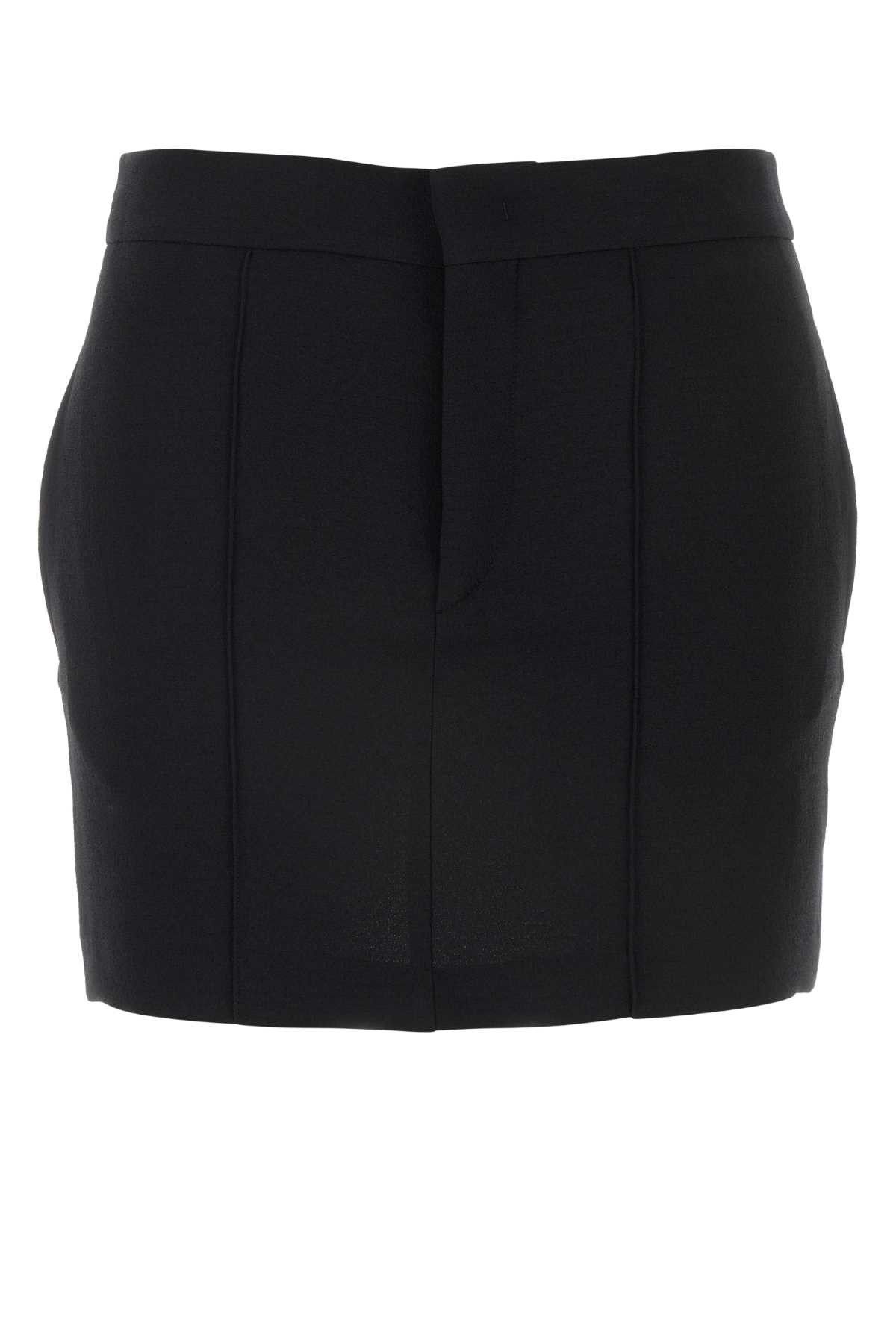 Short black stretch skirt new arrivals