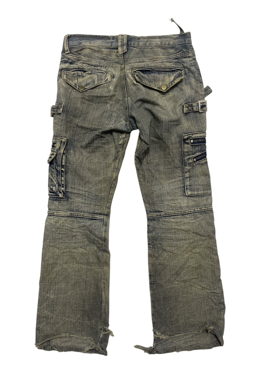 If Six Was Nine Semantic Design Mud Washed Distressed Punk Denim Size US 28 / EU 44 - 4 Thumbnail