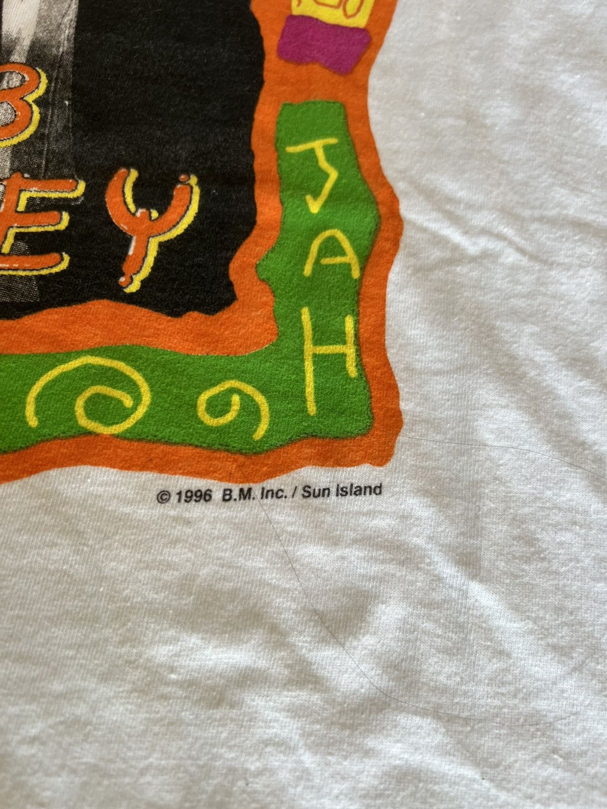 Bob Marley × Vintage Bob Marley, 1996, vintage tee tis. Size US L / EU 52-54 / 3 - 4 Thumbnail