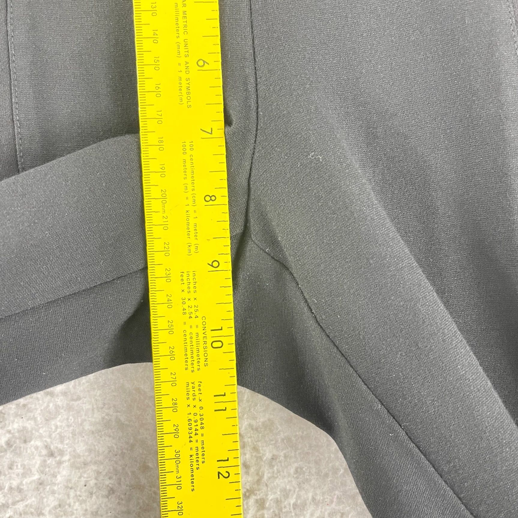 Alice + Olivia Alice + Olivia Employed Black Stretch Skinny Pants Women M Medium Knit Legging Mid-Rise Closet Ready Size 32" / US 10 / IT 46 - 6 Thumbnail