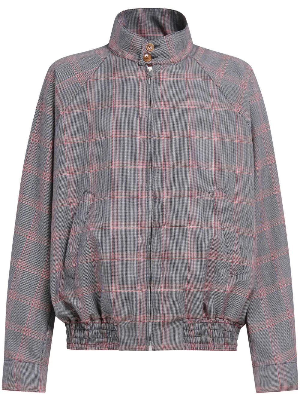 Marni o1w1db10125 Plaid-Check Bomber Jacket in Multicolor Size US M / EU 48-50 / 2 - 1 Thumbnail