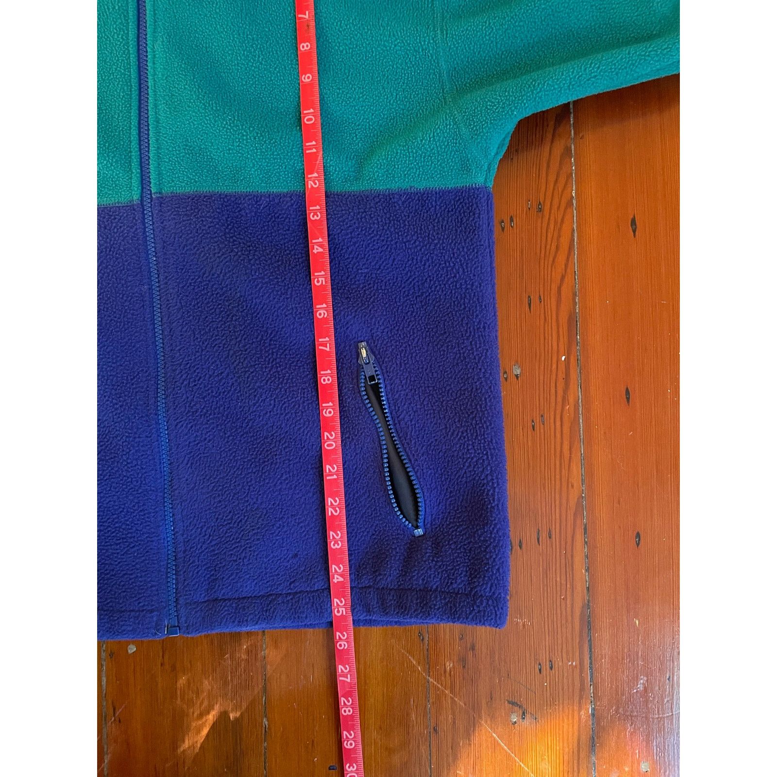 Columbia Vintage Columbia Hooded Fleece Jacket Green Purple M/L Size US M / EU 48-50 / 2 - 7 Thumbnail
