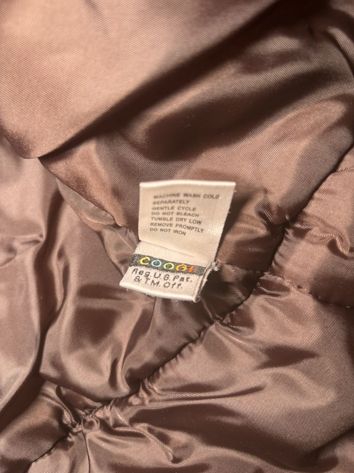 Coogi COOGI Brand 4x Logo Puffer Coat Brown Gold Full Zip Size S / US 4 / IT 40 - 9 Thumbnail