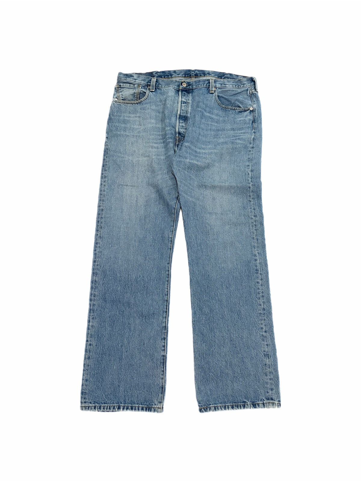 Levi's Levi's 501 Original Fit Straight Leg Jeans Men's 40x32 Size US 40 / EU 56 - 2 Thumbnail