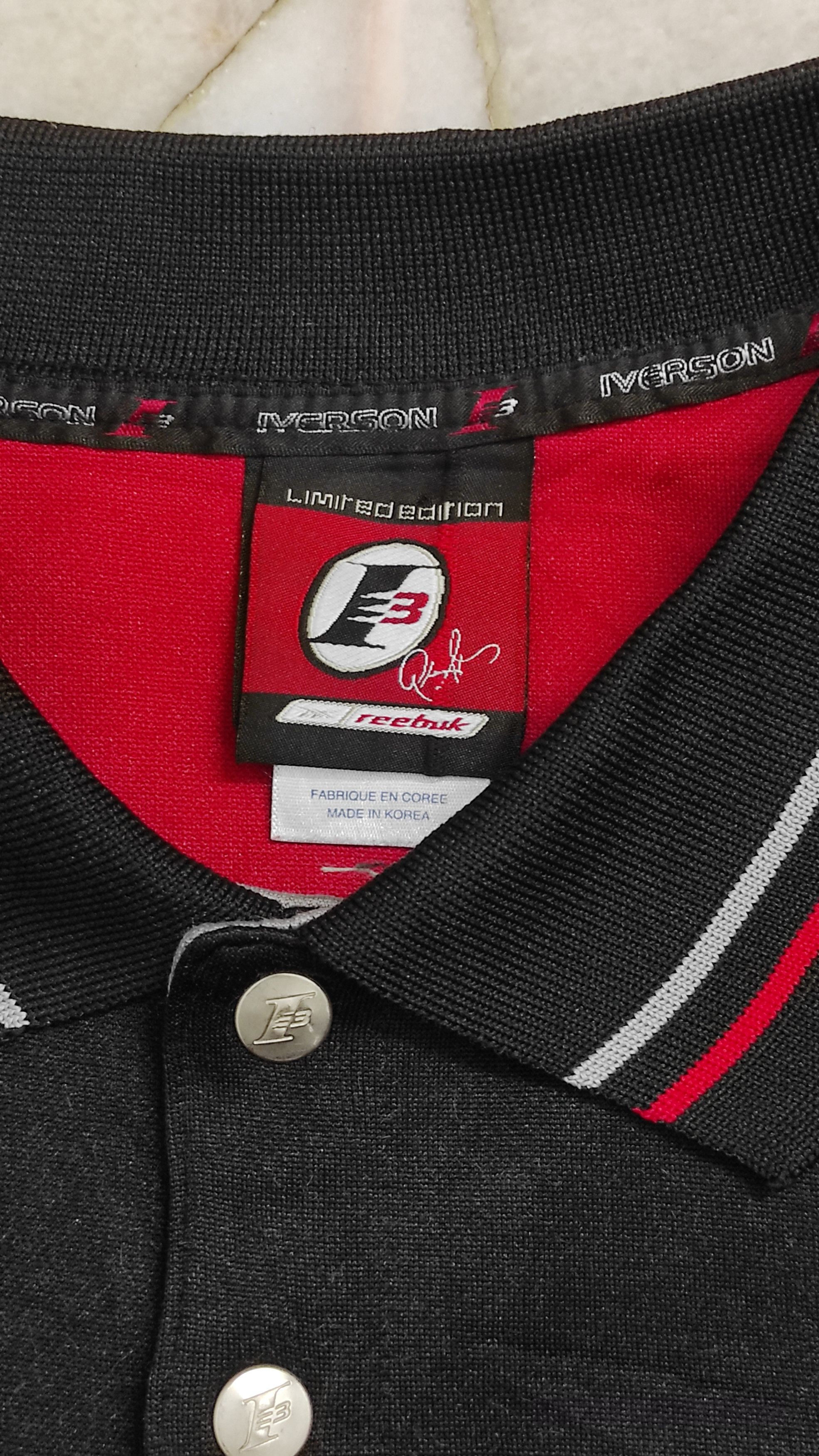 Reebok Vintage REEBOK X IVERSON limited edition hip-hop shir jacket Size US M / EU 48-50 / 2 - 5 Thumbnail