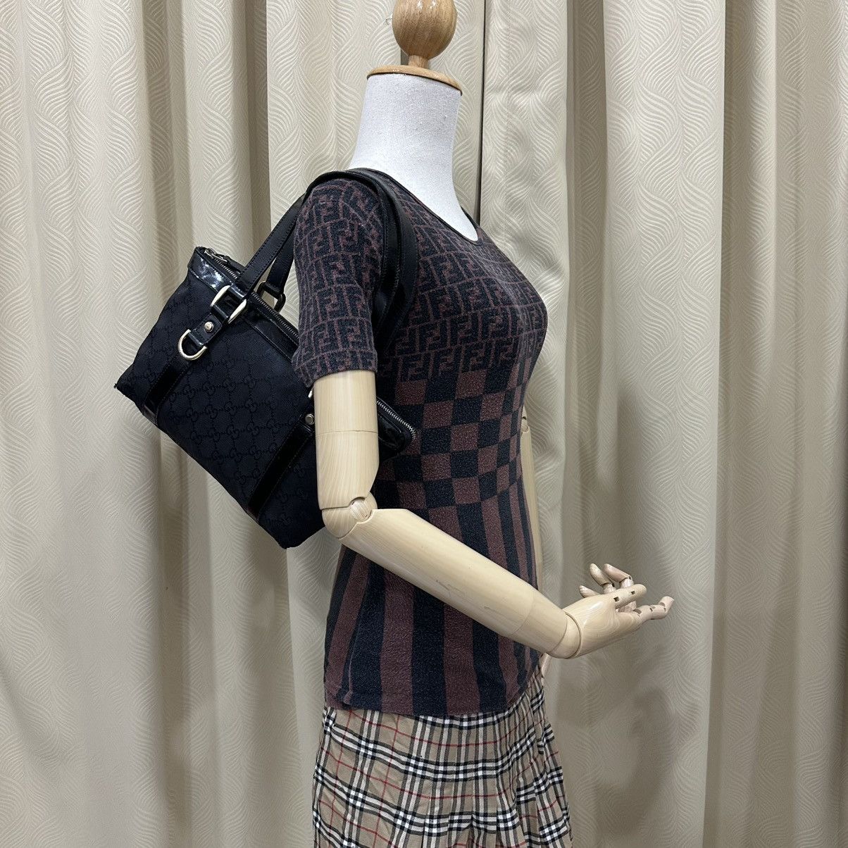 Gucci GUCCI GG CANVAS SMALL ABBEY TOTE BAG D RING 13 Size ONE SIZE - 21 Thumbnail