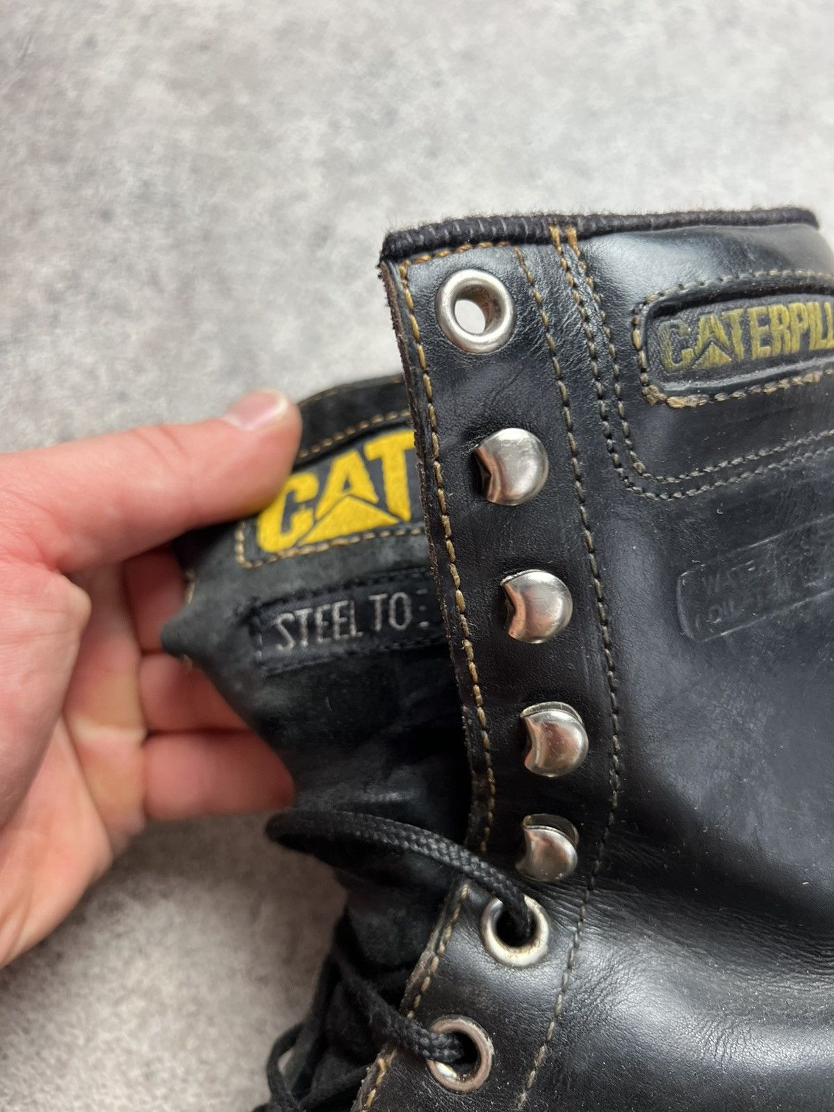 Caterpillar Caterpillar steel toe leather work boots Size US 7 / IT 37 - 10 Thumbnail