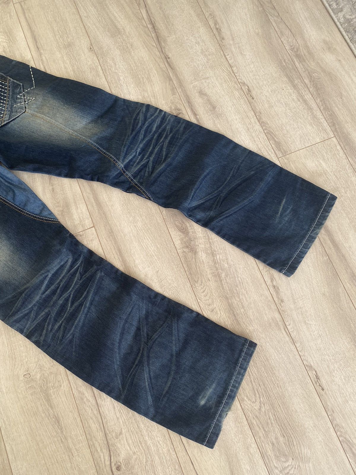 Japanese Brand Vintage Japrag Japanese Avant Garde Jeans Denim Rare Faded Size US 36 / EU 52 - 5 Thumbnail