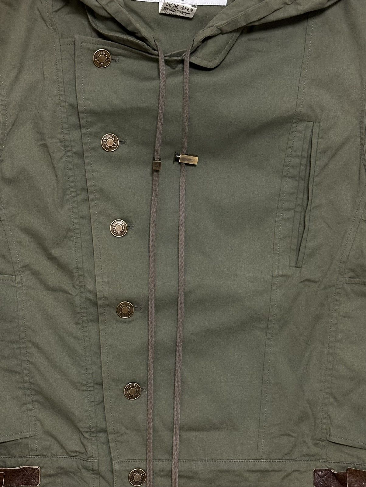 Dior CHRISTIAN DIOR Spring Summer 2003 Leather Buckle Vest Size ONE SIZE - 3 Thumbnail