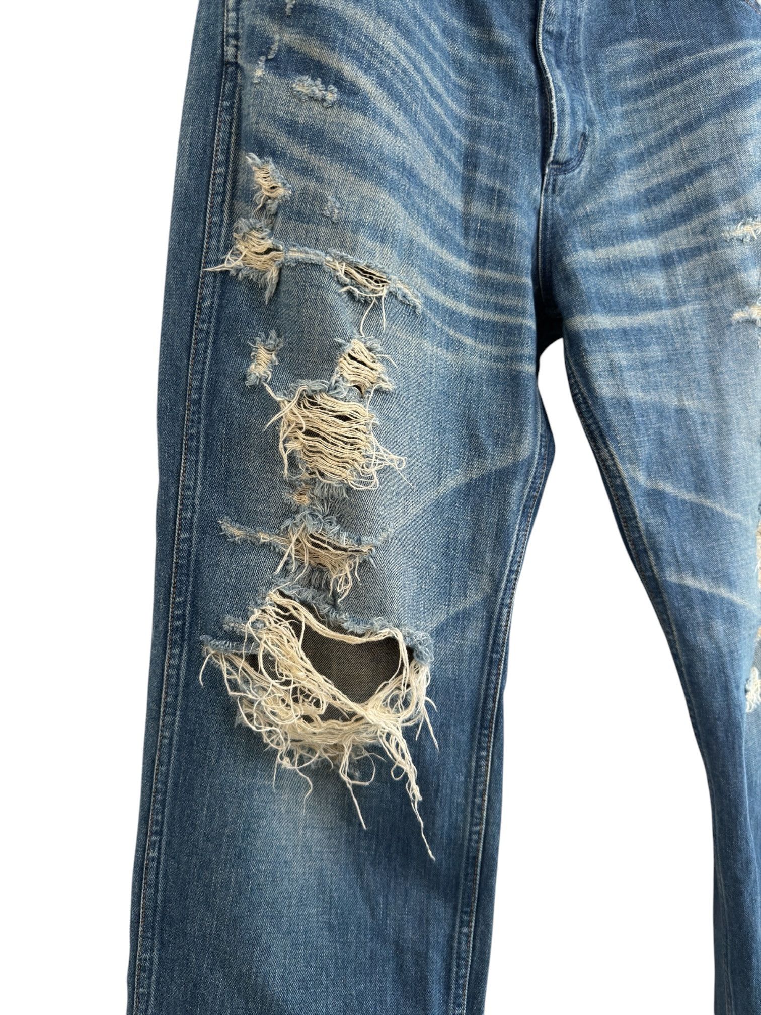 Wrangler RARE Wrangler Japan Crash Denim Size US 30 / EU 46 - 3 Thumbnail