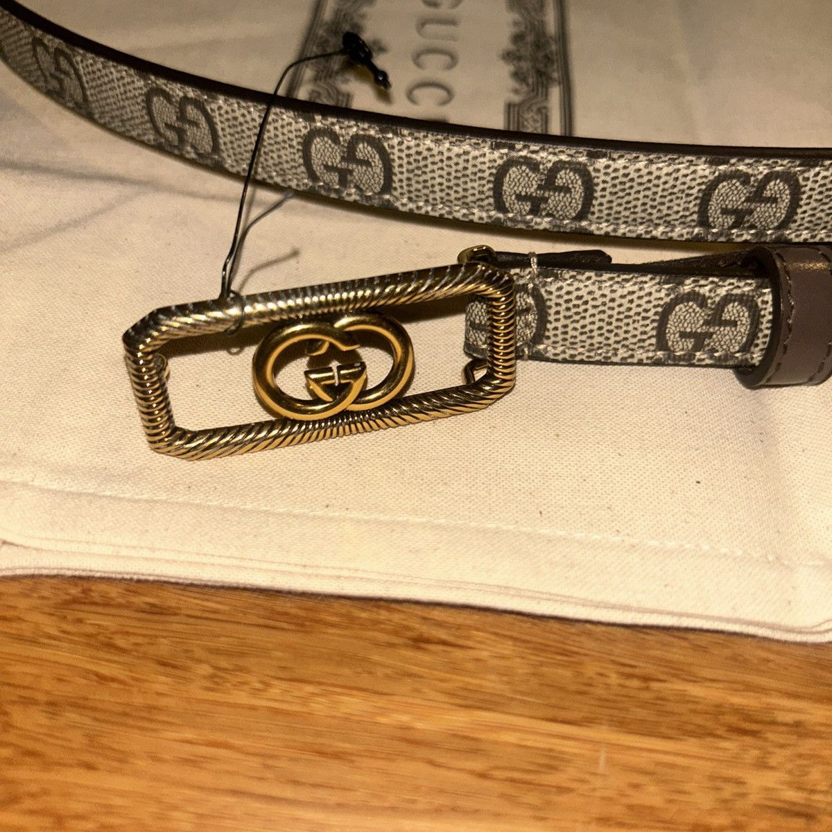 Gucci Gucci Interlocking G Buckle Thin Belt 751556 Size 110 Size ONE SIZE - 6 Thumbnail