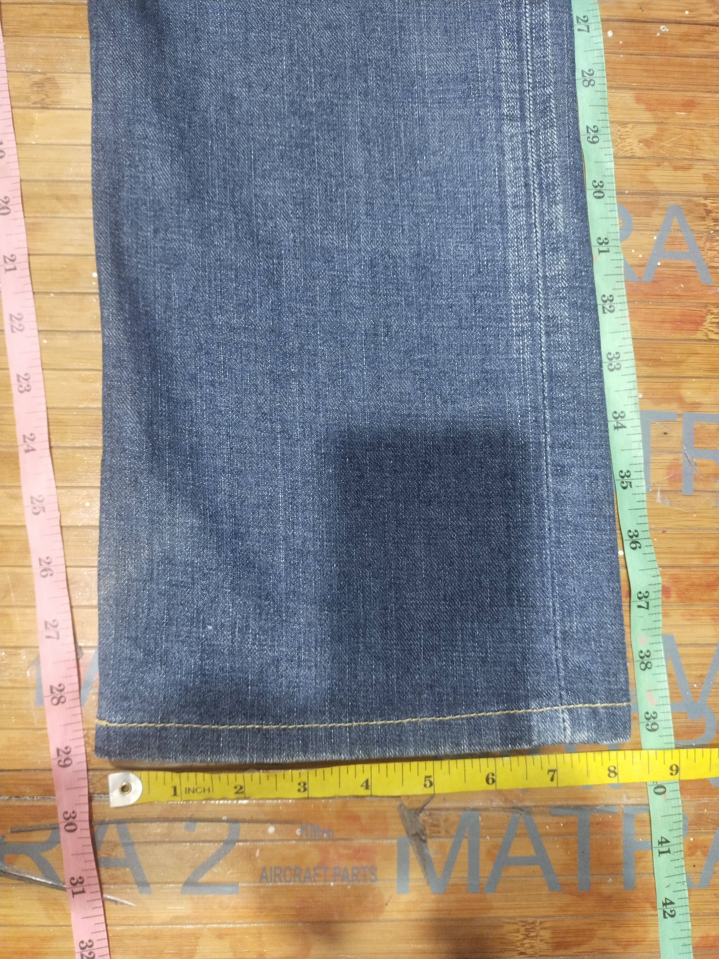 Edwin × Japanese Brand × Vintage Vintage Edwin Blue Trip Sz 29" Size US 29 - 5 Thumbnail