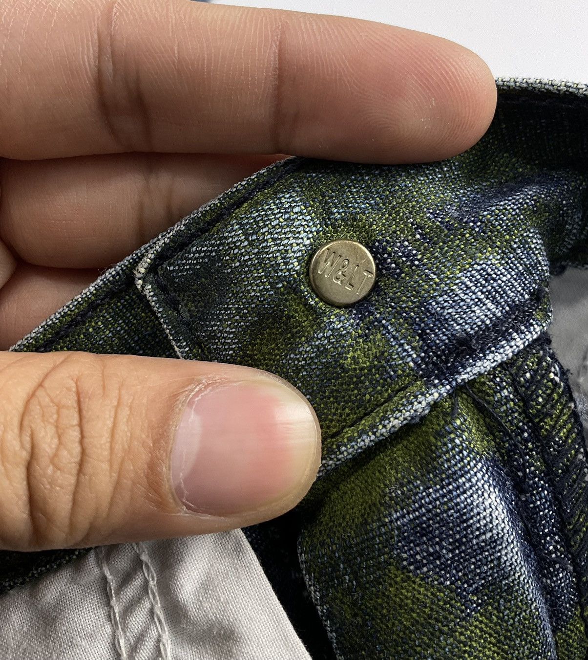 Walter Van Beirendonck Walter Van Beirendonck Hand Painted Moss Jeans Size US 28 / EU 44 - 15 Thumbnail