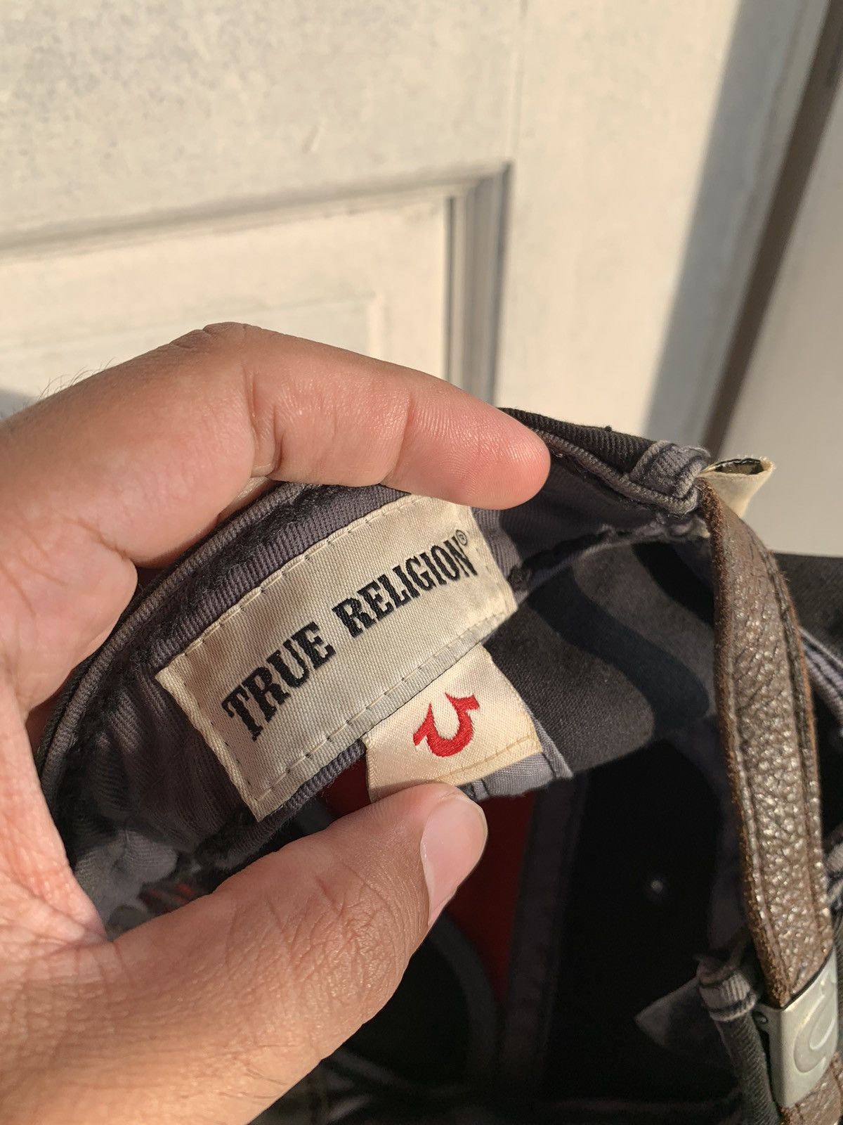 Japanese Brand × True Religion × Vintage Rarely True Religion Adjustable Leather Cap Size ONE SIZE - 4 Thumbnail