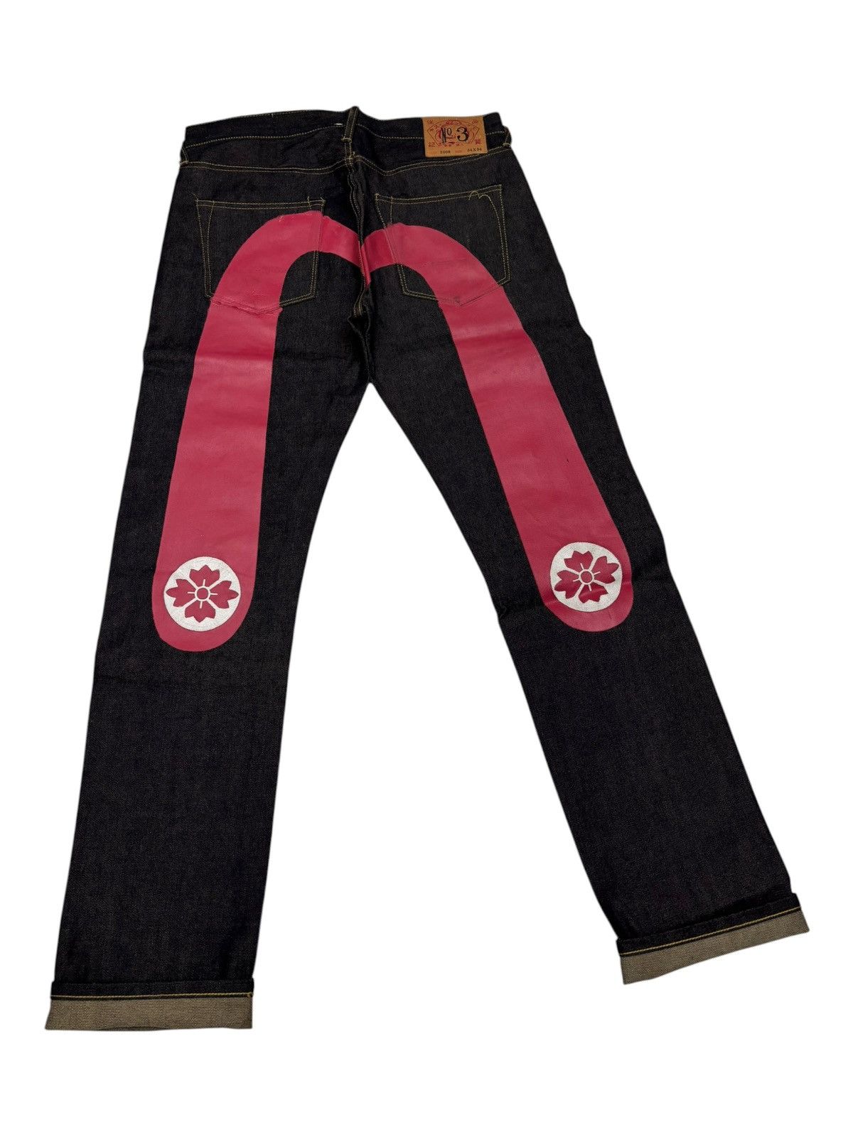 Japanese Brand Evisu Daicock Selvedge Denim Jeans Size US 34 / EU 50 - 5 Thumbnail