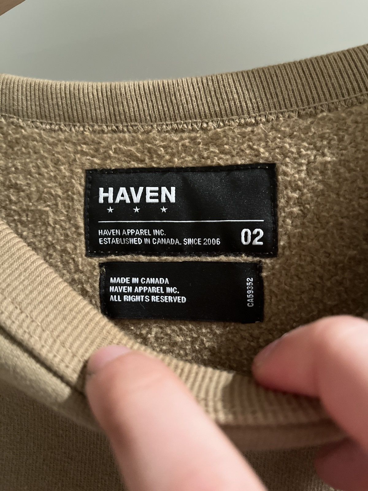 Haven Heavy Crewneck Heavyweight Size US M / EU 48-50 / 2 - 4 Thumbnail