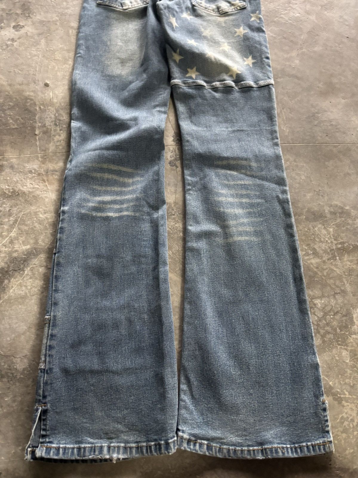 20471120 × Hysteric Glamour × If Six Was Nine GAZOZ flare star jeans punk gothic american flag style Size US 26 / EU 42 - 13 Thumbnail