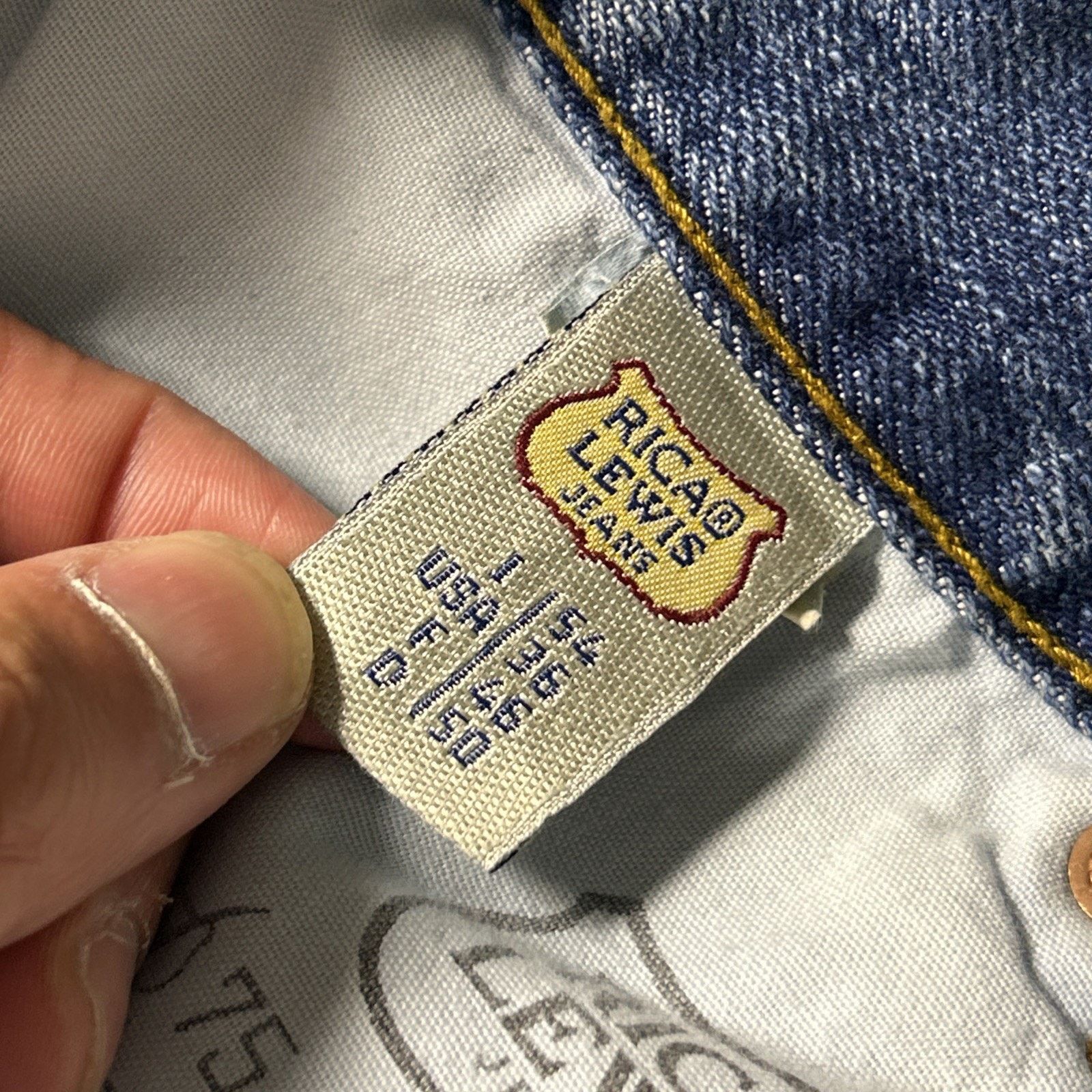 Levi's Beyond Baggy Jeans 36x34 Hamilton Baggie Wide Relaxed Loose Size US 36 / EU 52 - 3 Thumbnail