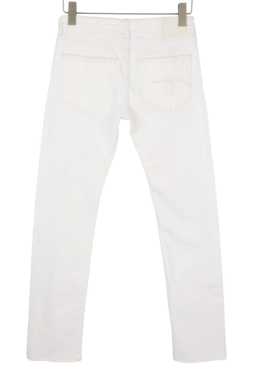 R13 TOBY BOY 26 Aerin White Stretch Low Rise Jeans 88827 Size 26" / US 2 / IT 38 - 4 Thumbnail