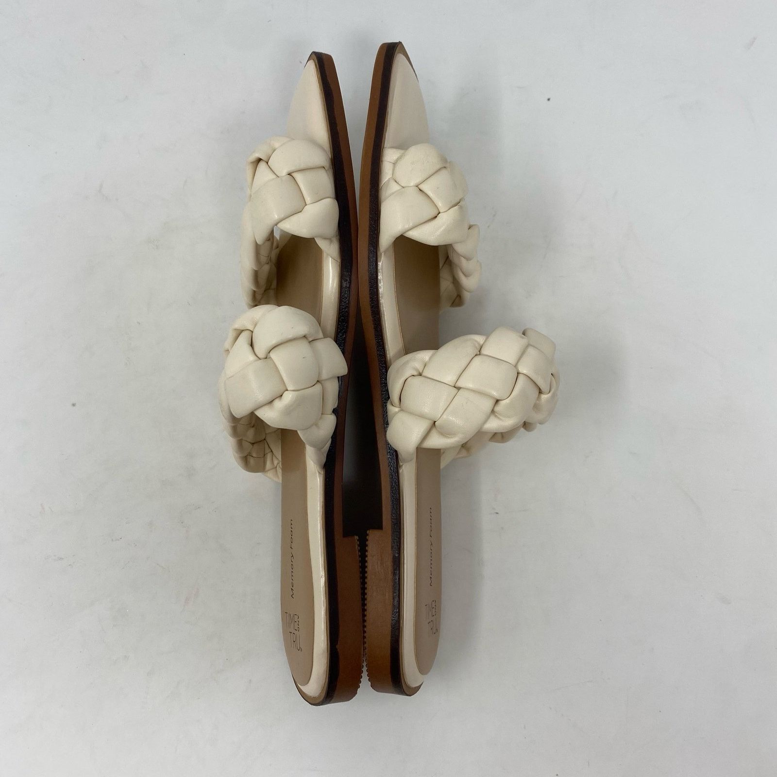 Other Time and Tru Braided Two Band Sandals Womens SIze 8 Size US 8 / IT 38 - 6 Thumbnail