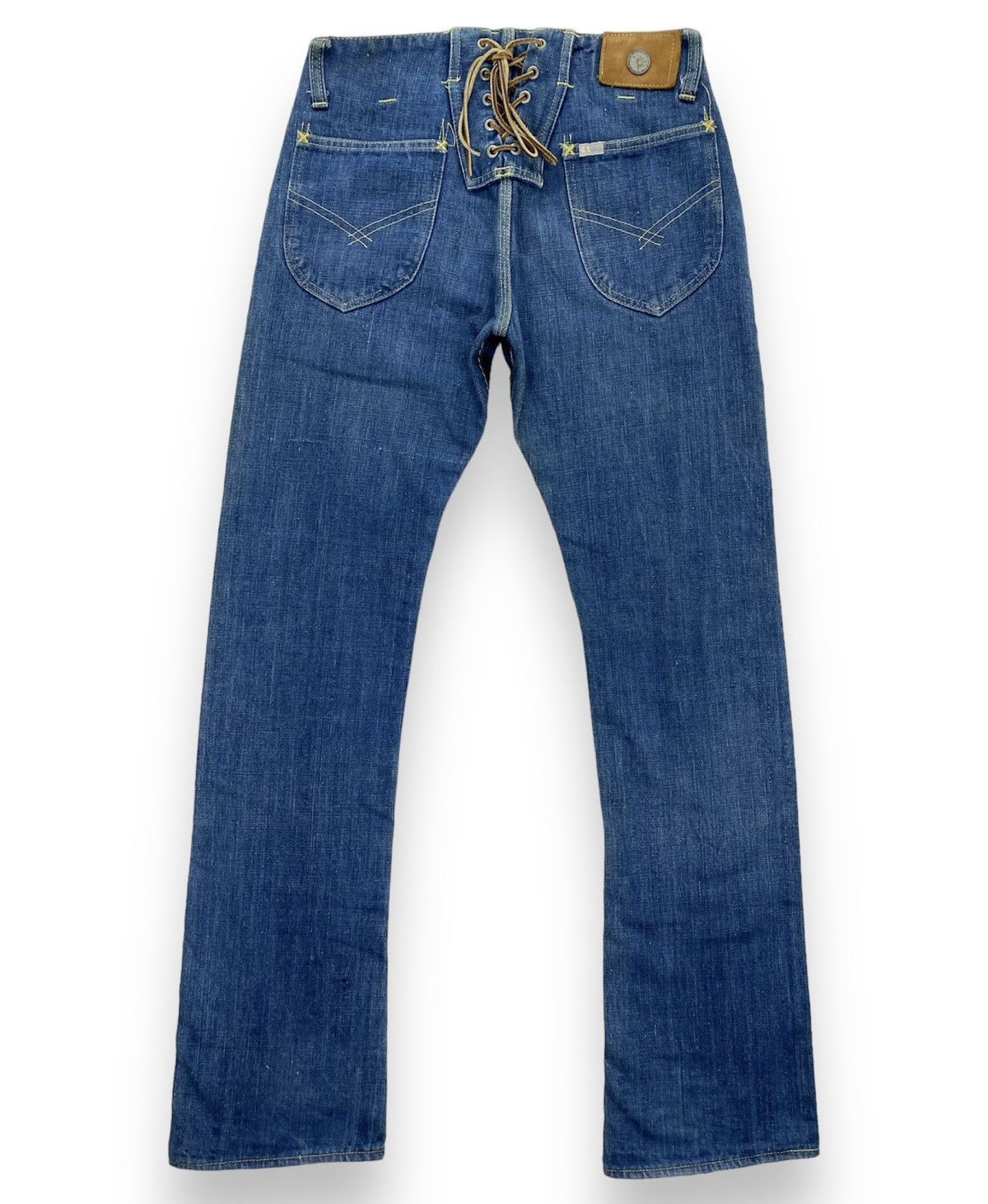 Sugar Cane Mihara Yasuhiro X Sugar Cane Selvedge Hybrid Flare Denim Size US 30 / EU 46 - 2 Thumbnail