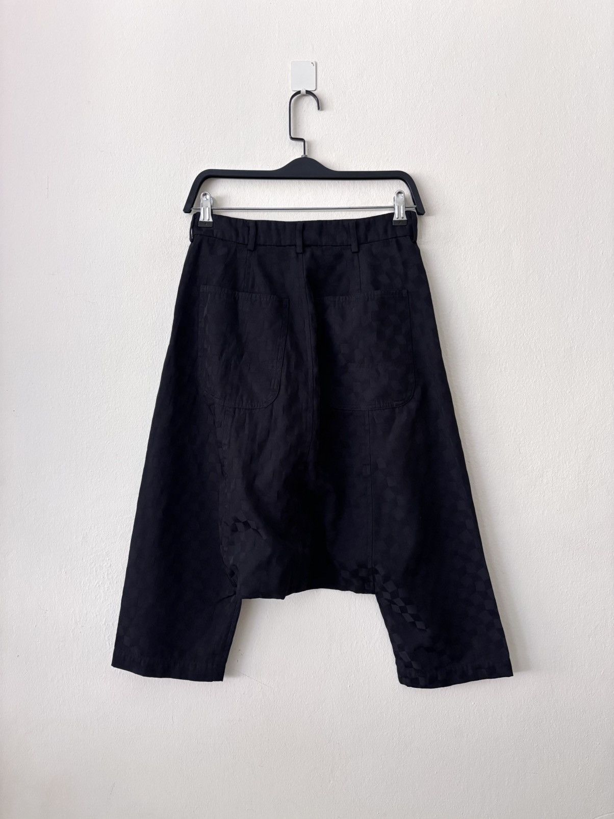 Comme des Garcons Checked Sarouel Pants Black Size 26" / US 2 / IT 38 - 2 Thumbnail