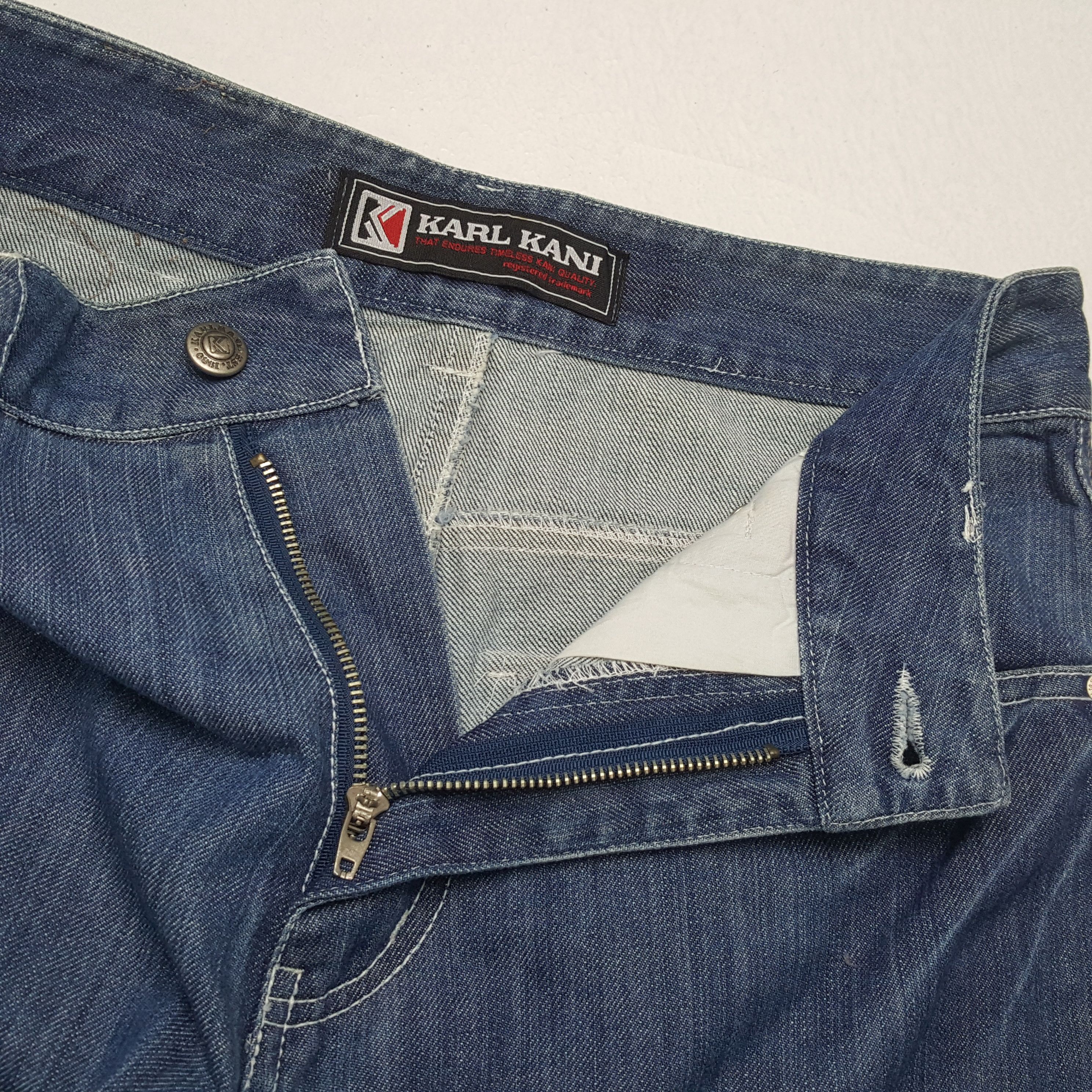 Karl Kani × Vintage Vintage KARL KANI American Streetwear Skateboard Cargo Jeans Size US 27 - 12 Thumbnail
