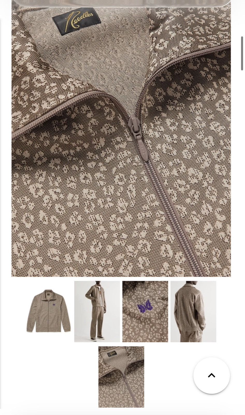 Needles Needles Jacquard Leopard Tracksuit sz xl Size US XL / EU 56 / 4 - 5 Thumbnail