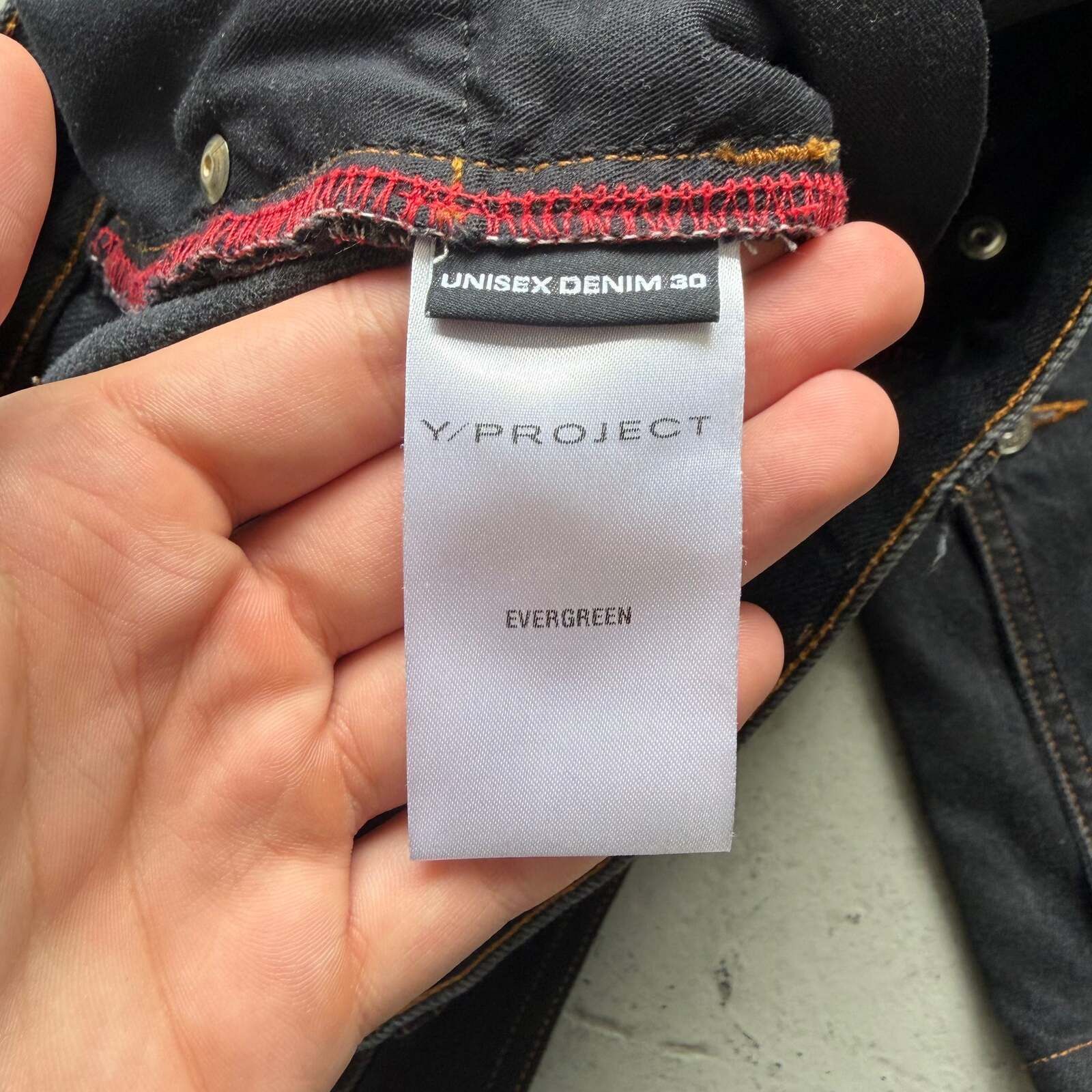 Y/Project Y Project Black Panel Buttons Jeans (30) Size US 30 / EU 46 - 5 Thumbnail