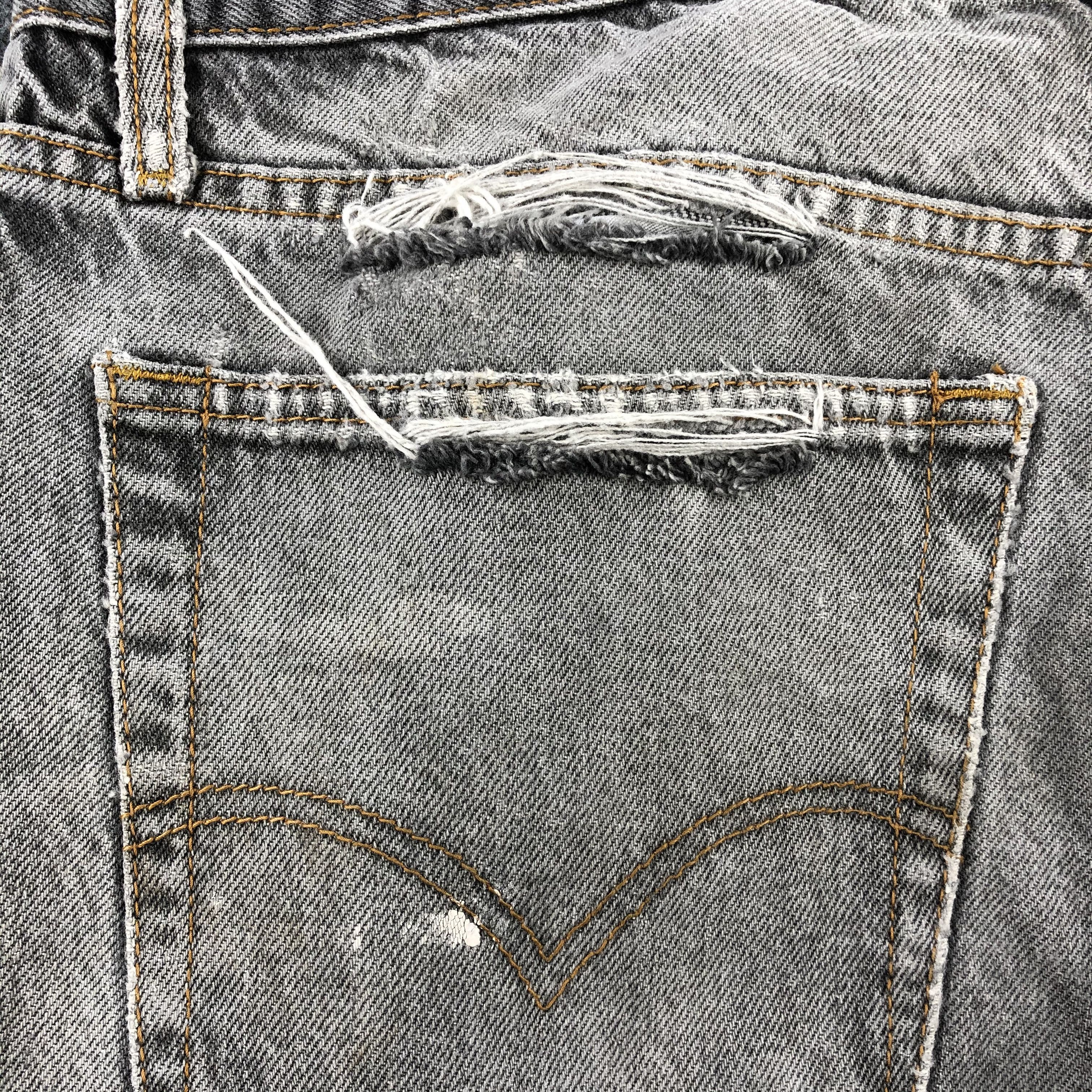 Levi's Vintage 90s Ripped Levis 501 Earth Tone Jeans-J1600 Size US 36 / EU 52 - 8 Thumbnail