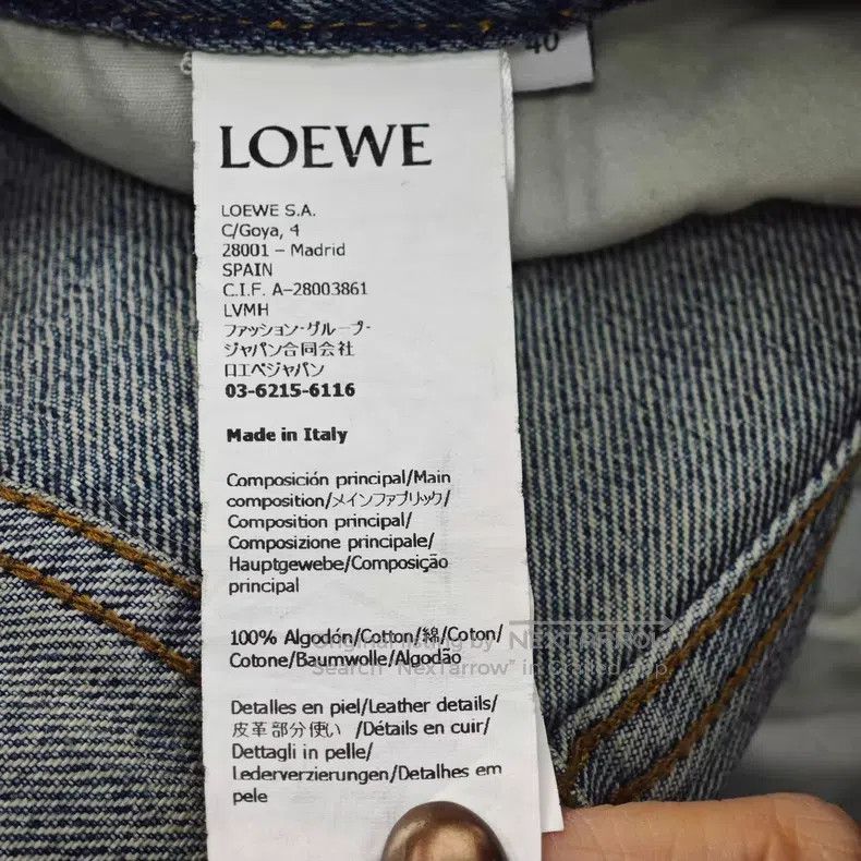 Loewe Loewe Blue Washed Cutlass Denim Pants Size 26" / US 2 / IT 38 - 7 Thumbnail