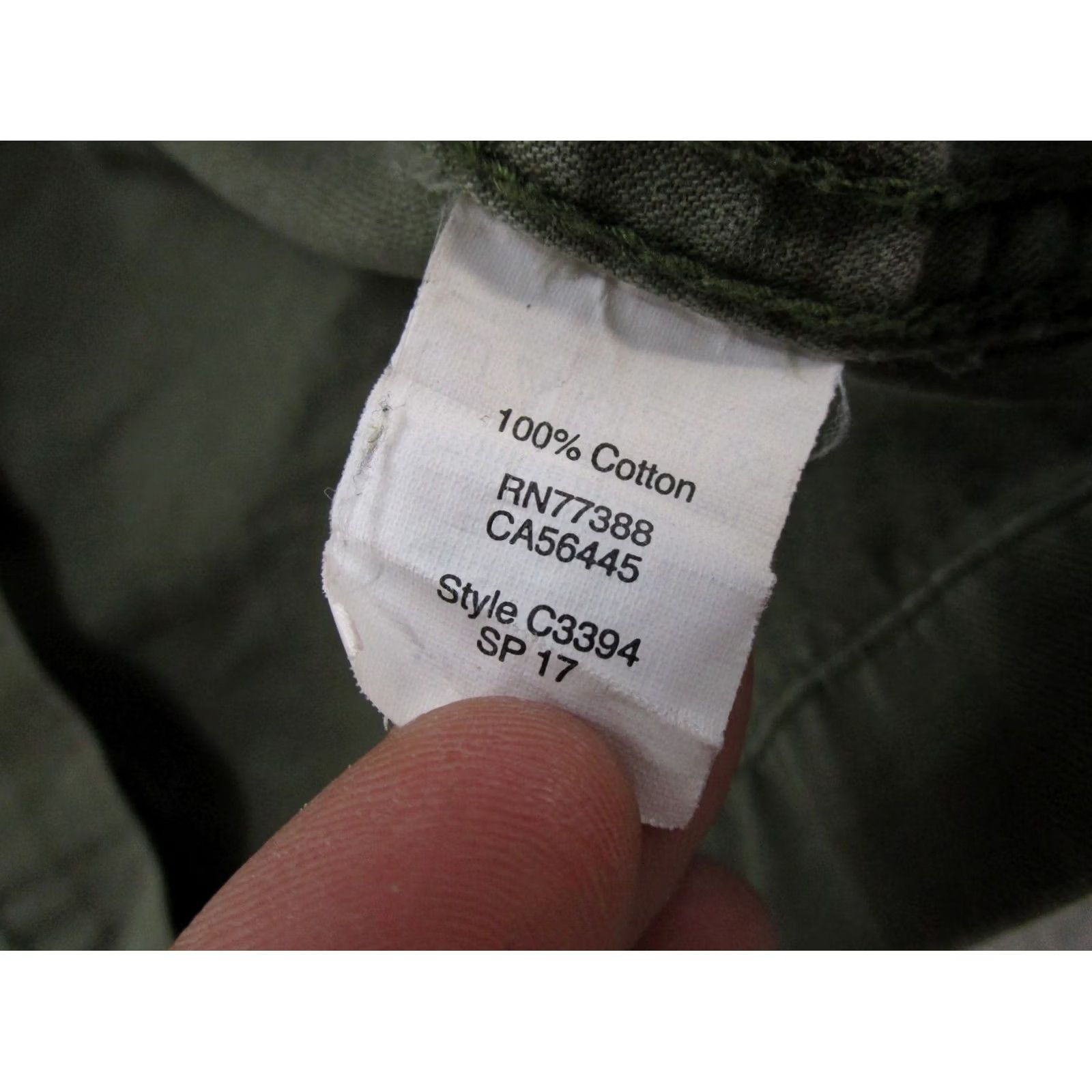 Madewell Madewell Military Style Utility Jacket Olive Green Full Zip Womens L Pockets Size L / US 10 / IT 46 - 3 Thumbnail