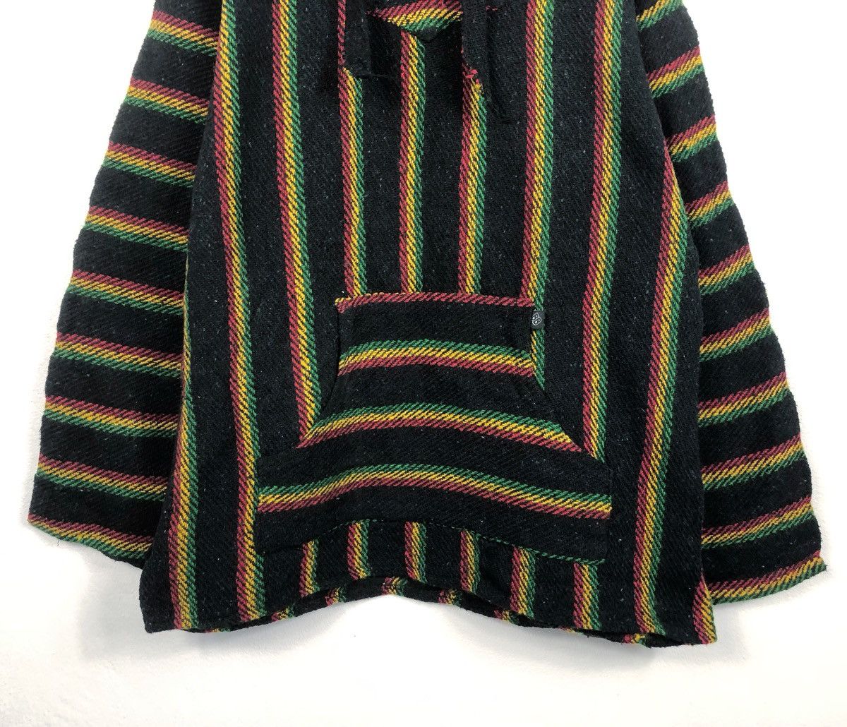 Mexican Threads Rare Vintage Baja Billy's Rasta Mexican Drug Rugs Hoodie Size US XL / EU 56 / 4 - 4 Thumbnail