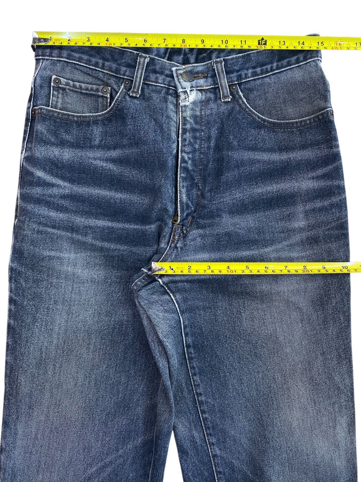 Johnbull John Bull Whiskers Faded Wash Style Straight Cut Jeans Size US 30 / EU 46 - 5 Thumbnail