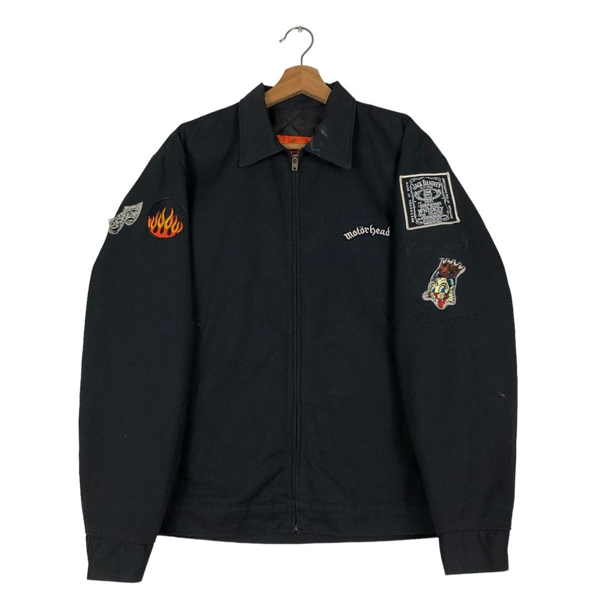 Vintage 🔥VINTAGE BOMBER JACKET REDKAP USA FULL PATCH RARE DESIGN Size US S / EU 44-46 / 1 - 1 Thumbnail