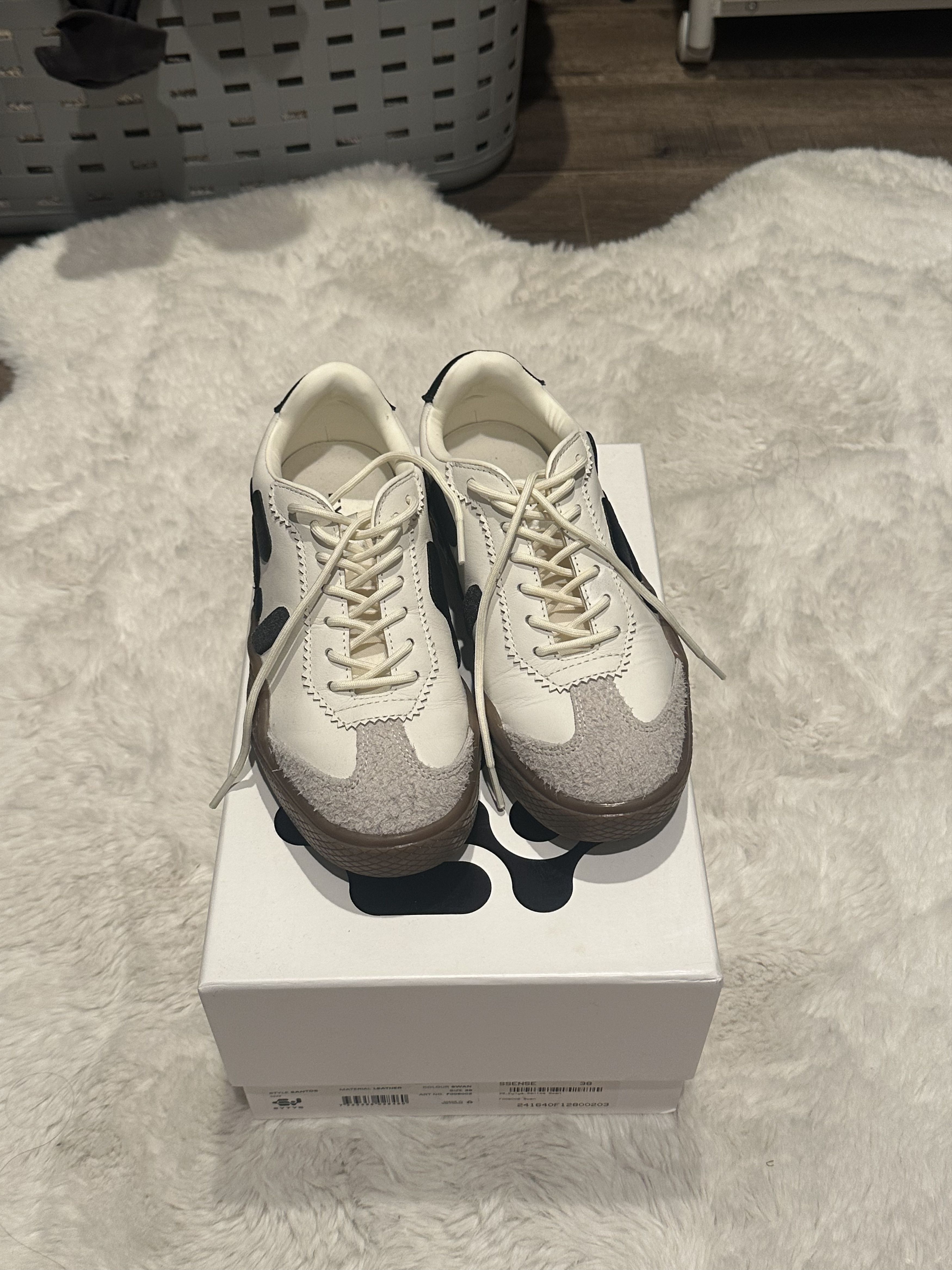 Eytys Eytys White Santos Sneakers Size US 7.5 / IT 37.5 - 2 Thumbnail