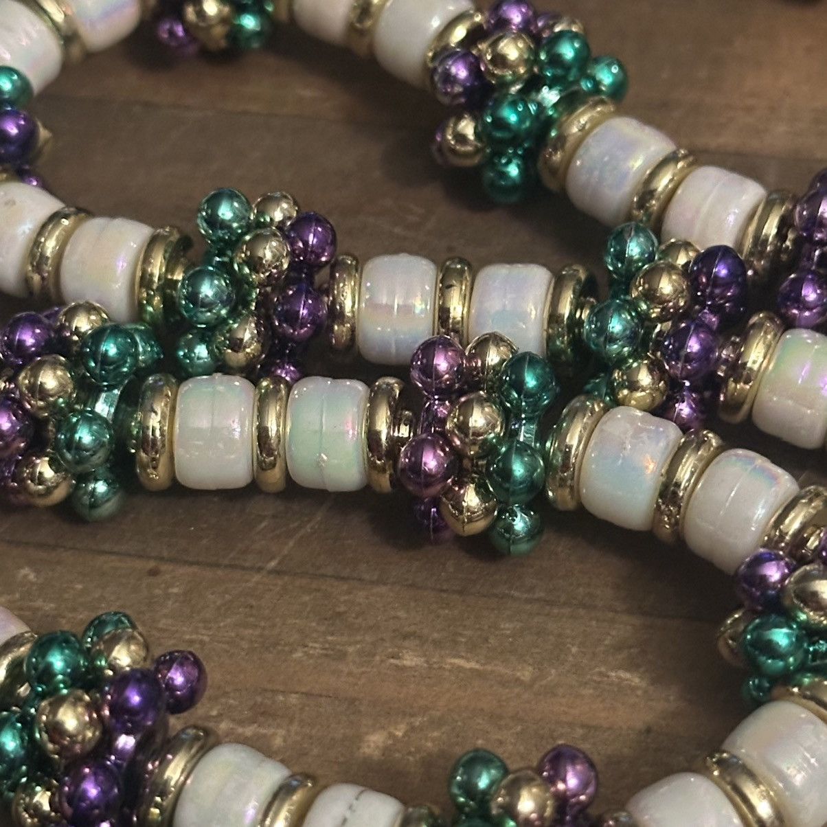 Other Fancy Mardi Gras long bead necklace Size ONE SIZE - 3 Thumbnail