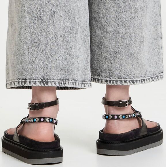 Isabel Marant 🎀 SSENSE AUTHENTIC Isabel Marant Ellham sandals 39 Size US 9 / IT 39 - 3 Thumbnail
