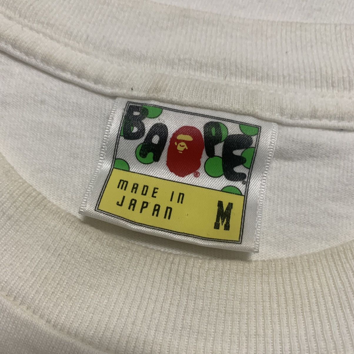 Bape Bape Medium Old School Lyricist Lounge Classics White Tee Size US M / EU 48-50 / 2 - 8 Thumbnail