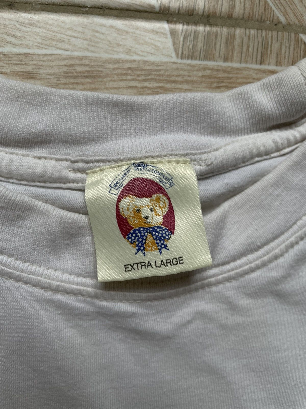 Designer × Vintage Vintage 90s Retro The English Teddy Bear Company White Tee Size US XL / EU 56 / 4 - 6 Thumbnail