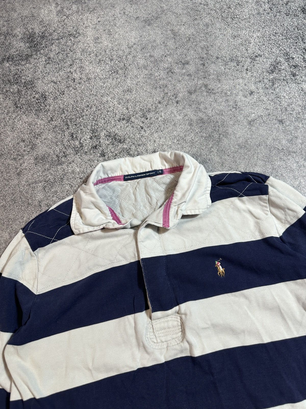 Polo Ralph Lauren × Vintage Y2K Polo Ralph Lauren Rugby’s Long Polo Streetwear Rare USA Size L / US 10 / IT 46 - 2 Thumbnail