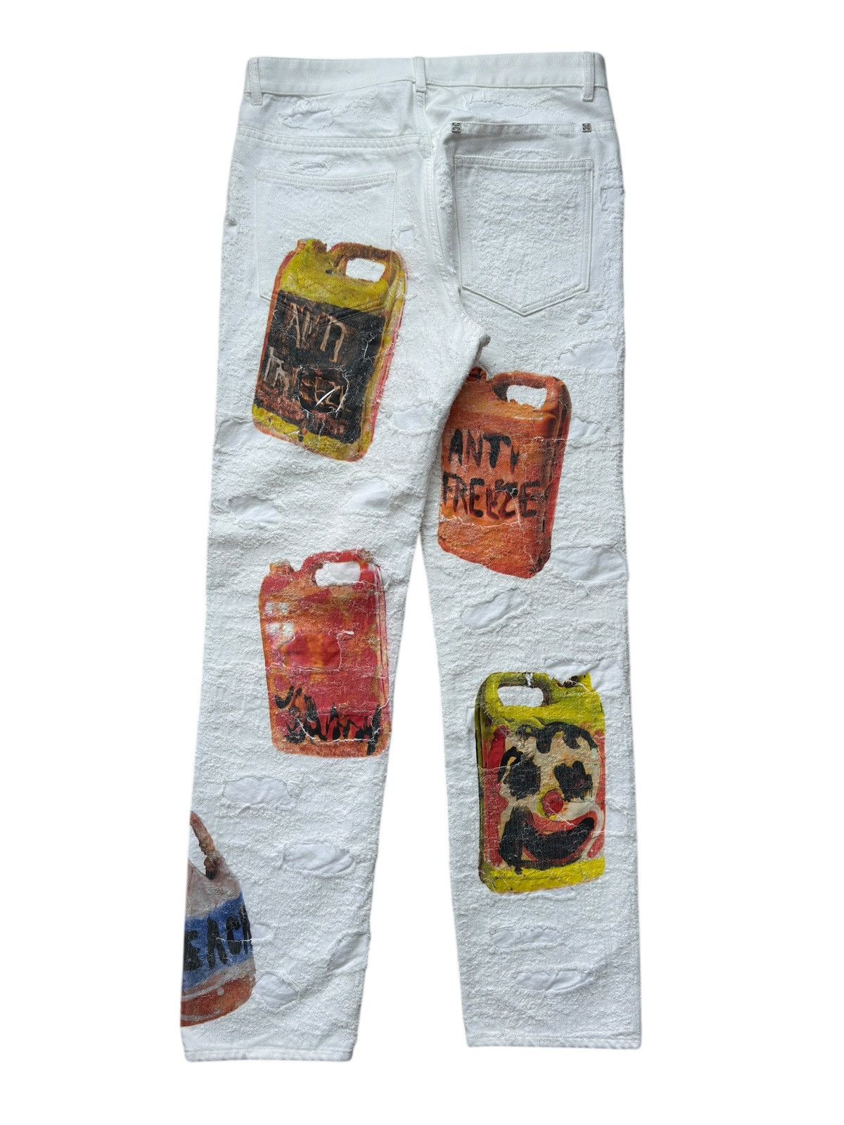 Givenchy Givenchy Josh Smith Gasoline Destroyed Boro Denim Size US 32 / EU 48 - 2 Thumbnail