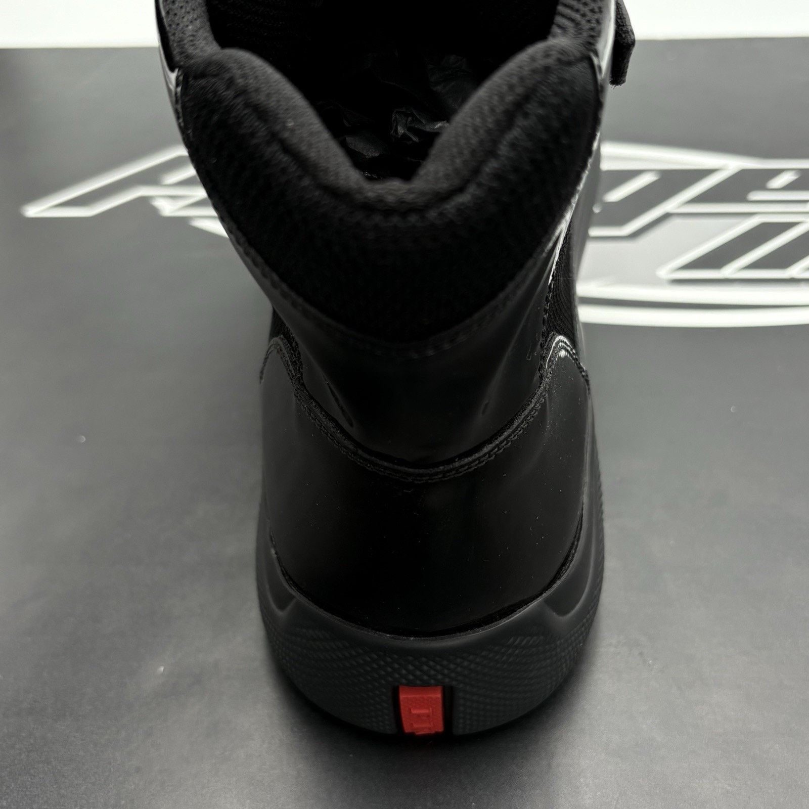 Prada Prada Cup High Top ' Black ' | BRAND NEW! Size US 11.5 / EU 44-45 - 3 Thumbnail