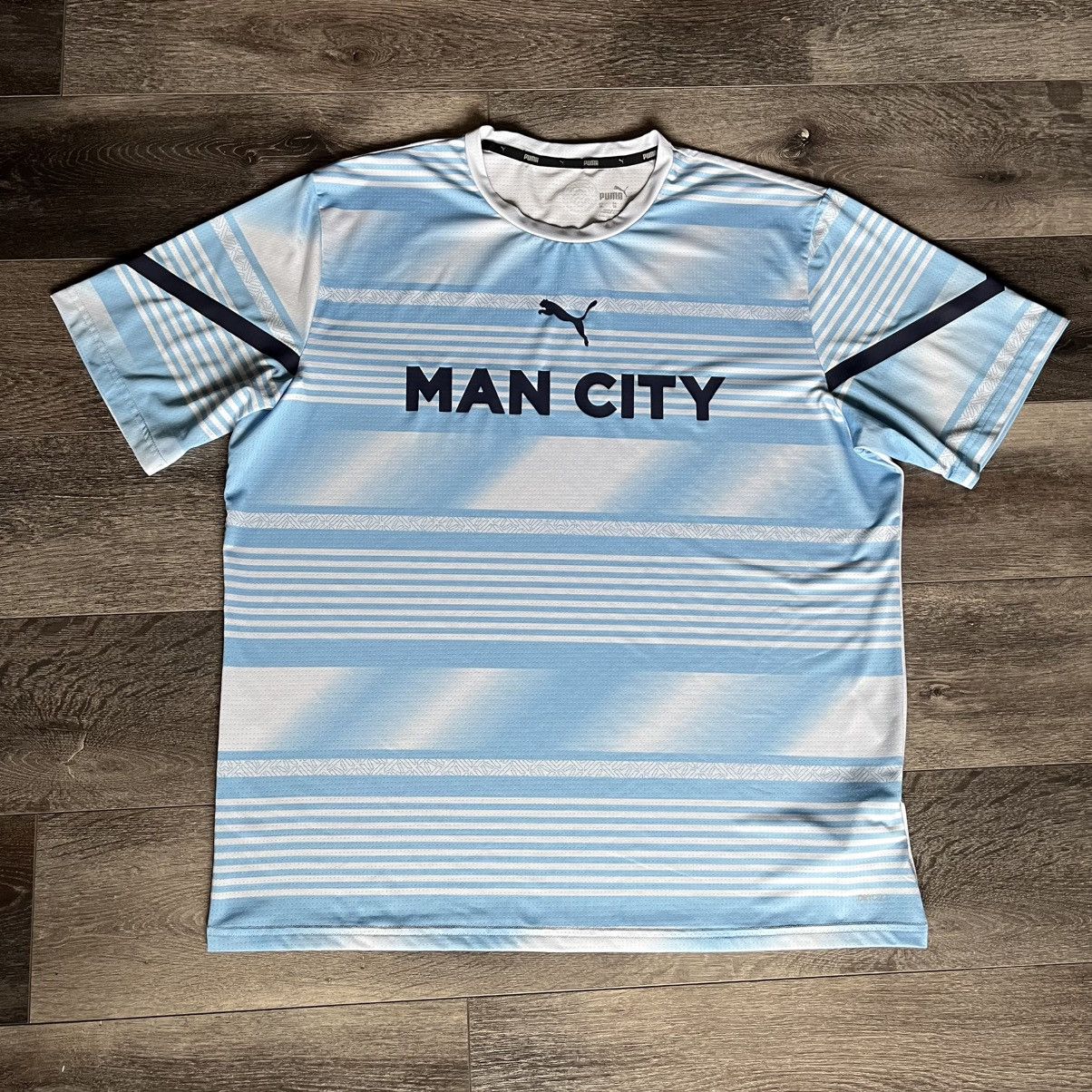 Puma Vintage Manchester City Pre-Match DryCell Soccer Jersey Home Size US XL / EU 56 / 4 - 1 Thumbnail