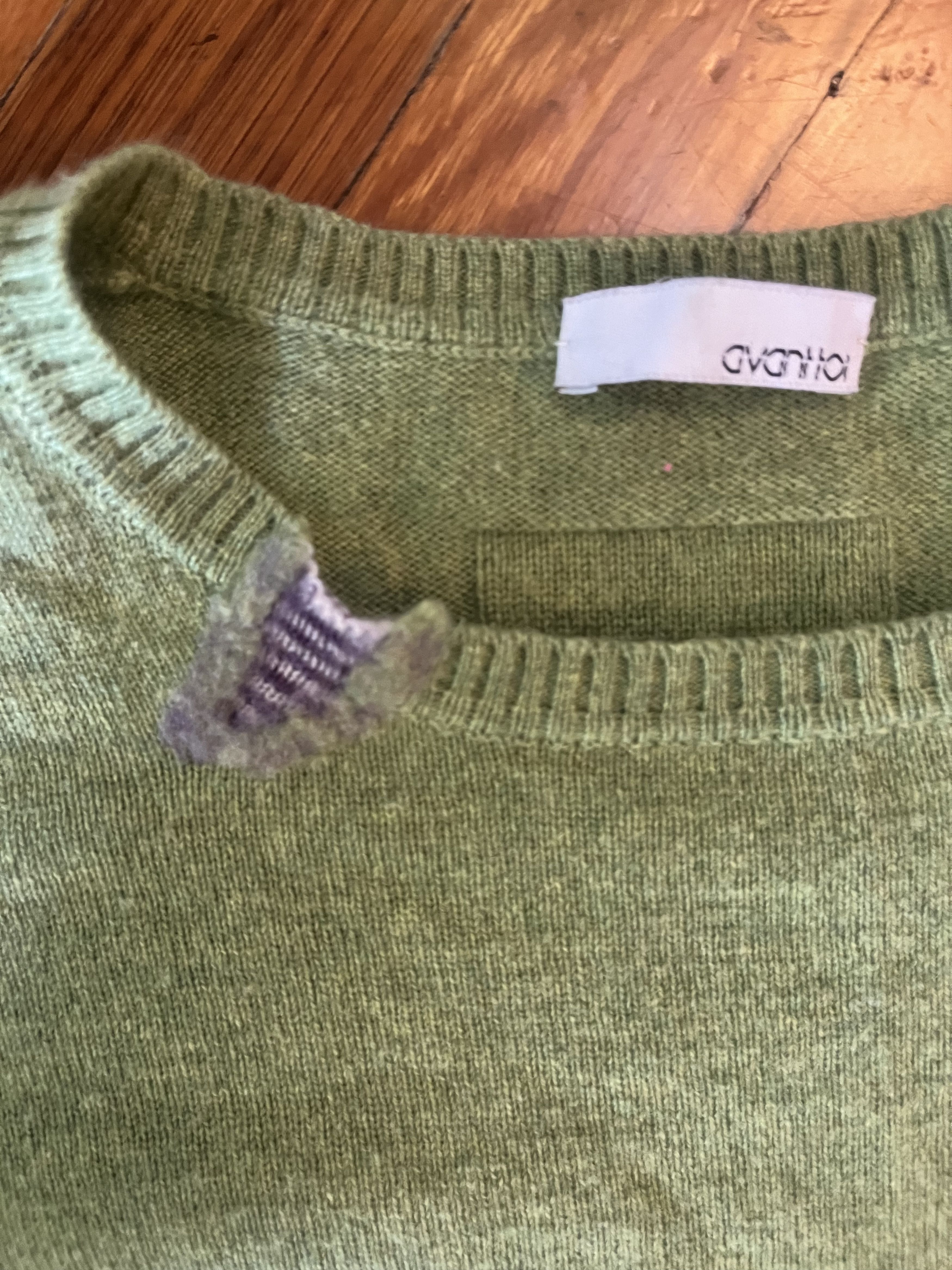 Avant Toi Patchwork Cashmere Sweater Size M / US 6-8 / IT 42-44 - 3 Thumbnail