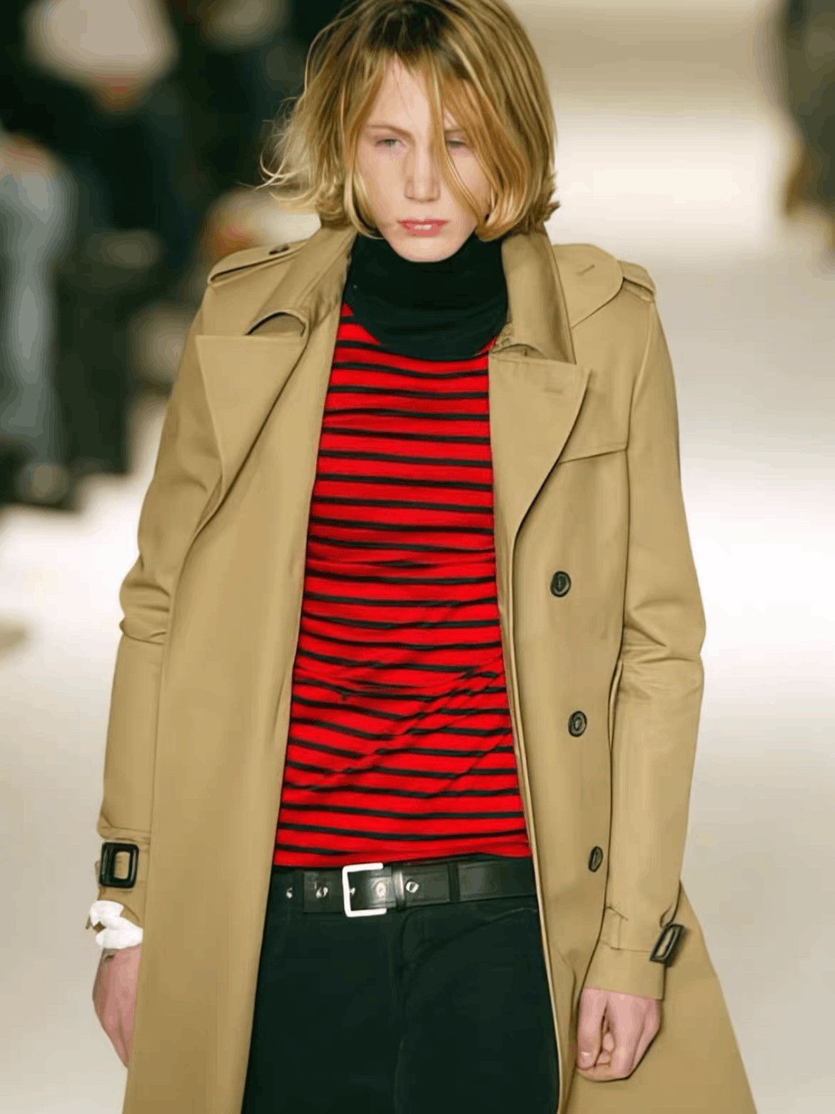 Dior Dior Sz 50 Dior Homme 04AW Victim of the Crime Trench Coat Size US M / EU 48-50 / 2 - 9 Thumbnail