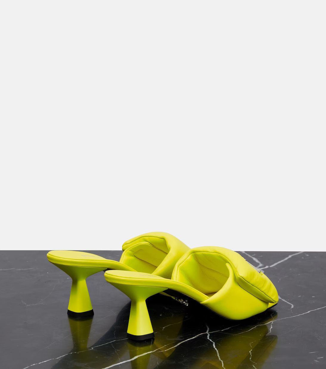 Prada o1la1rc1a0724 Heeled Pump in Yellow Size US 5.5 / IT 35.5 - 2 Thumbnail
