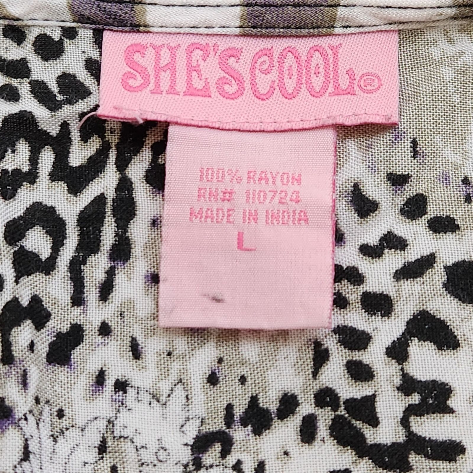 Other She's Cool Purple Black White Crisscross Bodice Mini Dress L Size L / US 10 / IT 46 - 4 Thumbnail