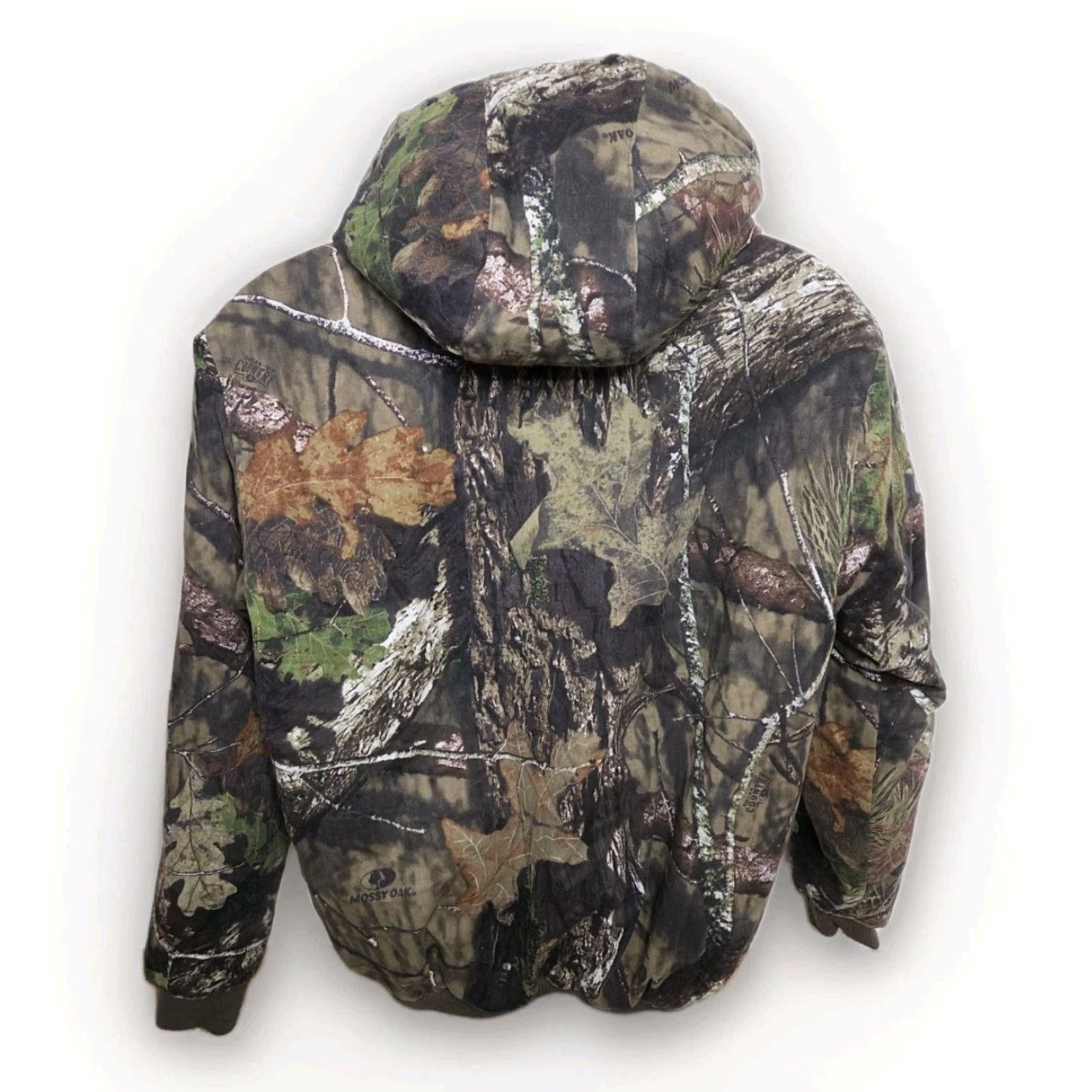 Vintage Mossy Oak Jacket Camouflage Hunting Full Zip Green Large Camo Mossy Oak Outdoors 90s Mens Size US L / EU 52-54 / 3 - 3 Thumbnail